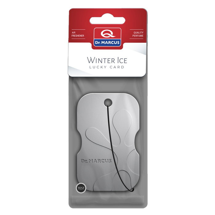 Drmarcus DRM0080 Ambientador Lucky Card Winter Ice para Coche con Fragancia Duradera de Calidad Premium