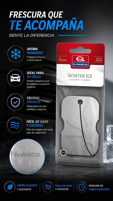 Drmarcus Lucky Card Winter Ice Ambientador Drmarcus Lucky Card Winter Ice Ambientador