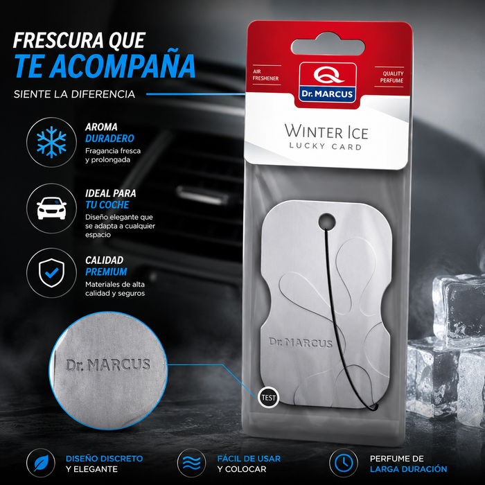 Drmarcus Lucky Card Winter Ice Ambientador Drmarcus Lucky Card Winter Ice Ambientador