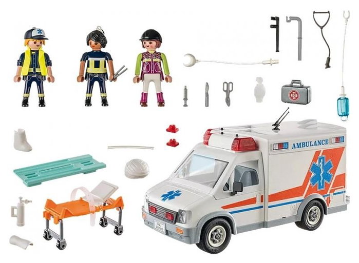 Playmobil Ambulancia City Action 71232 con luz y sonido