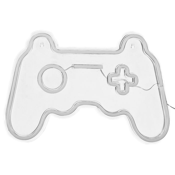 Home Deco Factory Mando Play Lámpara LED Neón Usb Home Deco Factory Medidas 41x1,8x27,5 cm