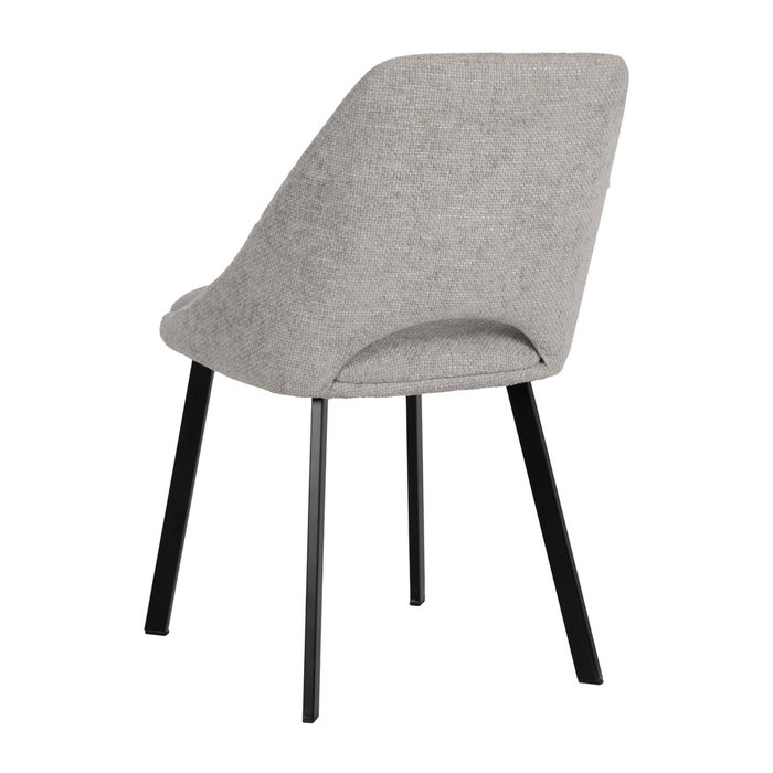 Silla Gris Tejido-Metal Salón 48 X 61 X 85 cm (Set de 2)
