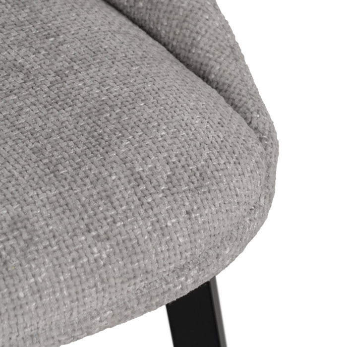 Silla Gris Tejido-Metal Salón 48 X 61 X 85 cm (Set de 2)