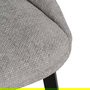 Silla Gris Tejido-Metal Salón 48 X 61 X 85 cm (Set de 2)