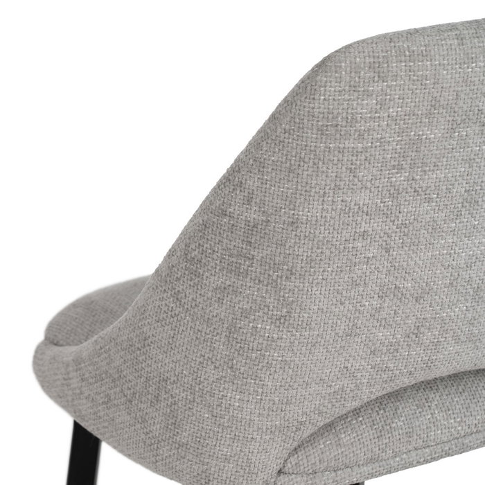 Silla Gris Tejido-Metal Salón 48 X 61 X 85 cm (Set de 2)