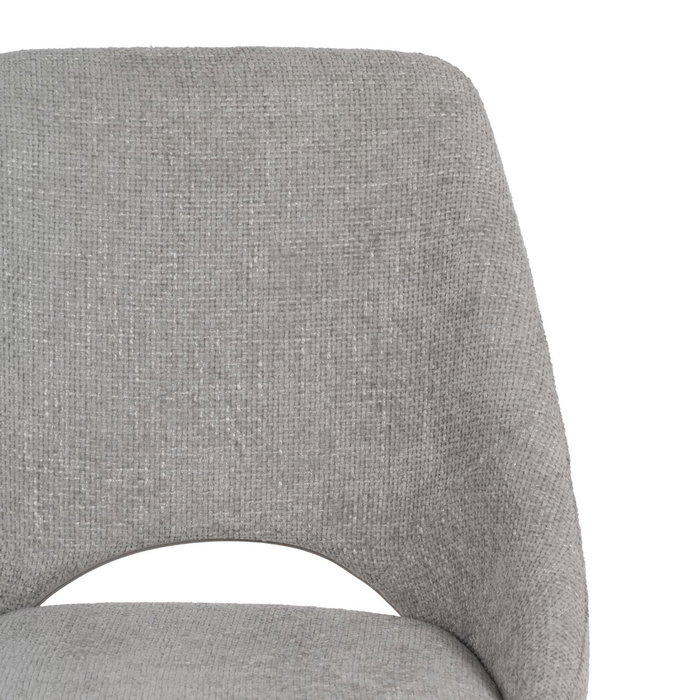 Silla Gris Tejido-Metal Salón 48 X 61 X 85 cm (Set de 2)