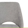 Silla Gris Tejido-Metal Salón 48 X 61 X 85 cm (Set de 2)