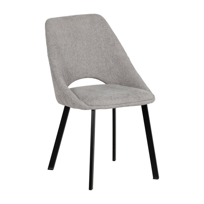 Silla Gris Tejido-Metal Salón 48 X 61 X 85 cm (Set de 2)