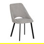 Silla Gris Tejido-Metal Salón 48 X 61 X 85 cm (Set de 2)