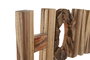 DKD Home Decor Decoración de Madera Natural 58x4x20 cm