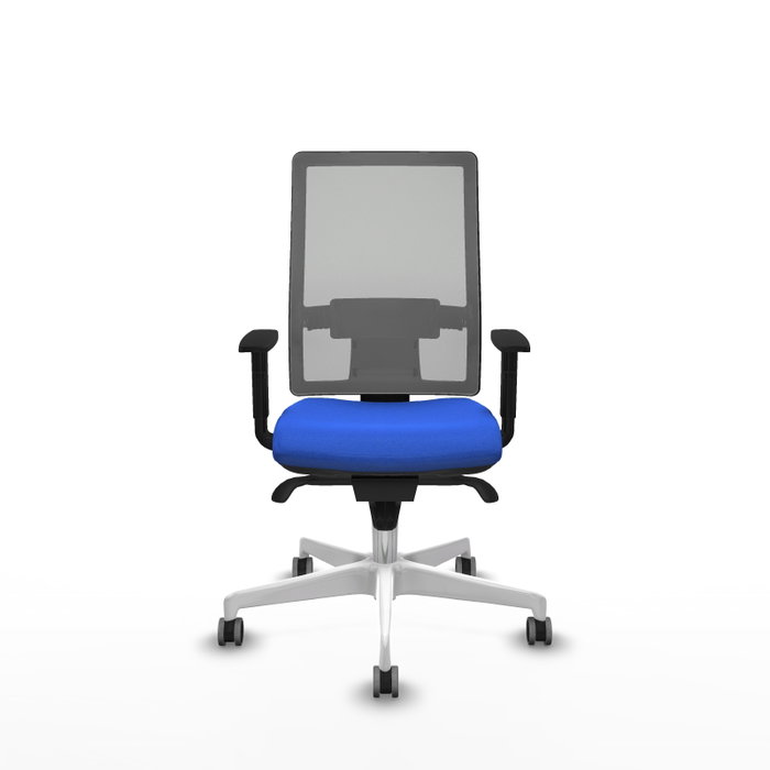 PIQUERAS Y CRESPO Silla de oficina Horna con mecanismo Sincro, Azul y Gris PIQUERAS Y CRESPO Silla de oficina Horna con mecanismo Sincro, Azul y Gris