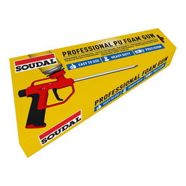 Soudal Pistola para Espuma PU 137930 - Pistola Aplicadora de Poliuretano Compacta y Liviana para Espuma Expansiva DIY