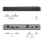 ALOGIC DX2 Estación de Acoplamiento Dual 4K con 65W Power Delivery