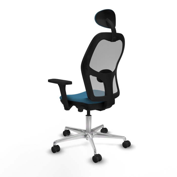 PIQUERAS Y CRESPO Silla de oficina Jorquera con mecanismo Sincro/Traslack, Verde petróleo y Gris PIQUERAS Y CRESPO Silla de oficina Jorquera con mecanismo Sincro/Traslack, Verde petróleo y Gris