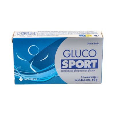 Glucosport 24 Tabletas - Suplemento Energético para Deportistas