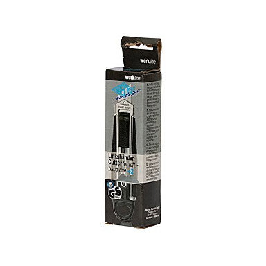 WEDO Cúter de utilidad 78 820 para zurdos con 2 cuchillas