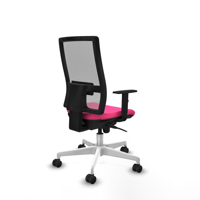 PIQUERAS Y CRESPO Silla de oficina Horna Rosa con Mecanismo Sincro PIQUERAS Y CRESPO Silla de oficina Horna Rosa con Mecanismo Sincro