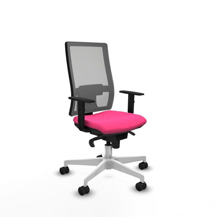 PIQUERAS Y CRESPO Silla de oficina Horna Rosa con Mecanismo Sincro PIQUERAS Y CRESPO Silla de oficina Horna Rosa con Mecanismo Sincro