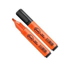 Marcador Fluor Forofis Naranja (Set de 12)