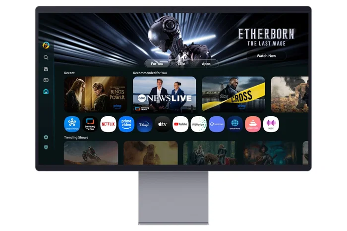 Samsung Smart Monitor Gaming M9 M90SF S32FM900SU 32" 4K QD-OLED Plata Samsung Smart Monitor Gaming M9 M90SF S32FM900SU 32" 4K QD-OLED Plata