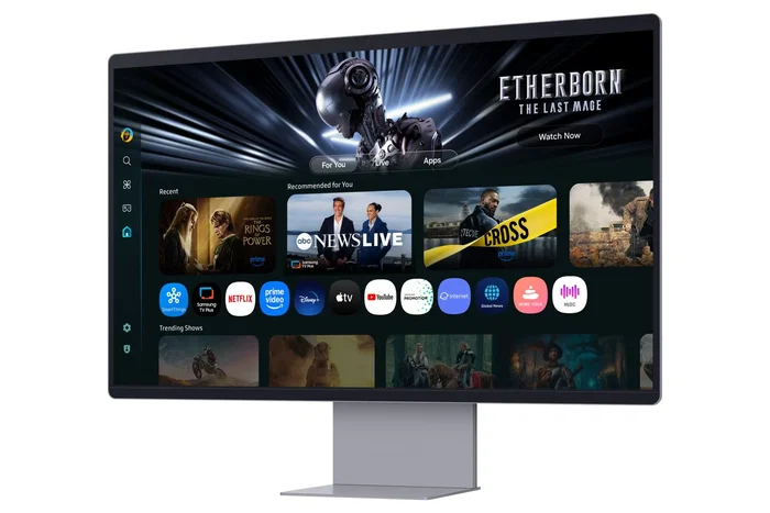 Samsung Smart Monitor Gaming M9 M90SF S32FM900SU 32" 4K QD-OLED Plata Samsung Smart Monitor Gaming M9 M90SF S32FM900SU 32" 4K QD-OLED Plata