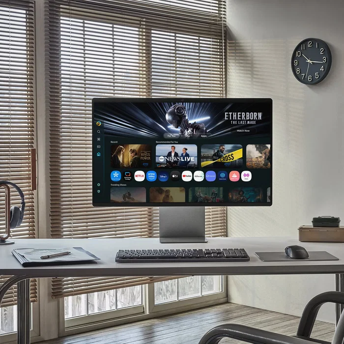 Samsung Smart Monitor Gaming M9 M90SF S32FM900SU 32" 4K QD-OLED Plata Samsung Smart Monitor Gaming M9 M90SF S32FM900SU 32" 4K QD-OLED Plata