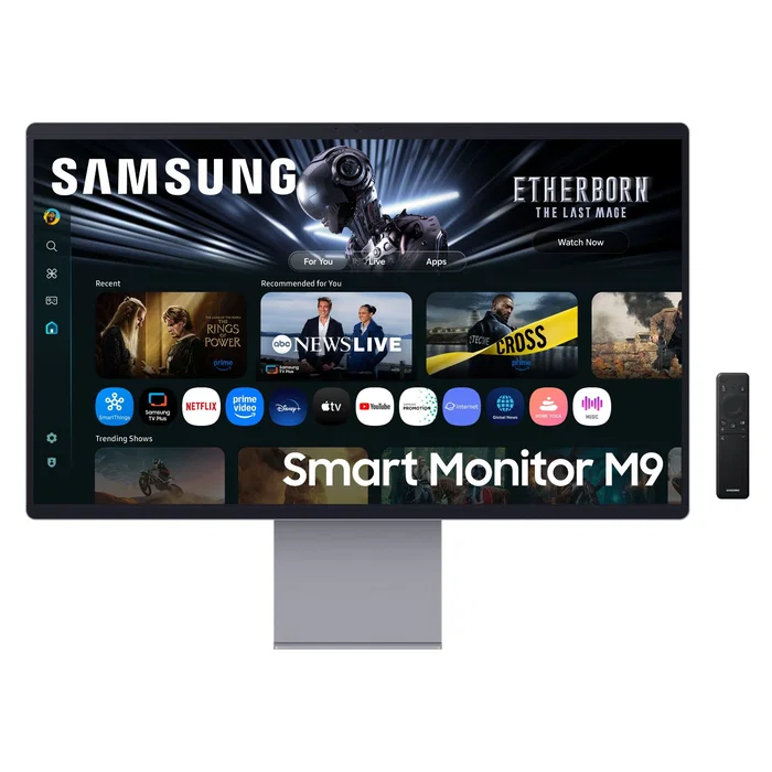 Samsung Smart Monitor Gaming M9 M90SF S32FM900SU 32" 4K QD-OLED Plata Samsung Smart Monitor Gaming M9 M90SF S32FM900SU 32" 4K QD-OLED Plata