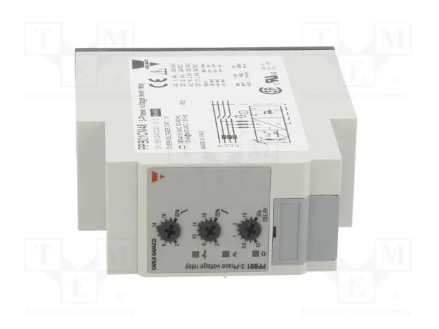 CARLO GAVAZZI Relé de monitorización de tensión PPB 3 x 380...415V AC SPDT CARLO GAVAZZI Relé de monitorización de tensión PPB 3 x 380...415V AC SPDT