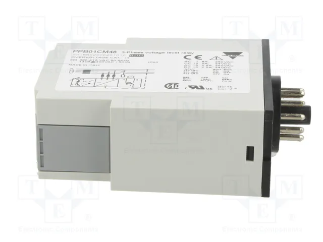 CARLO GAVAZZI Relé de monitorización de tensión PPB 3 x 380...415V AC SPDT CARLO GAVAZZI Relé de monitorización de tensión PPB 3 x 380...415V AC SPDT