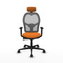 PIQUERAS Y CRESPO Silla de oficina Jorquera Naranja y Gris