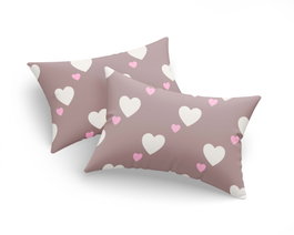 L'essentiel linge de maison Juego de Fundas de Almohada Rosa Empolvado, 50x70cm, 65% Algodón, 35% Poliéster (2 Unidades)