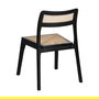 Silla Natural-Negro Madera Contract 55 X 53 X 79,50 cm