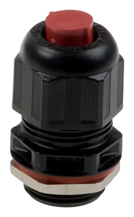 Axis 01843-sujetacables Negro y Rojo, prensaestopas ATEX/IECEx para cableado en zonas peligrosas, con rosca M20x1,5