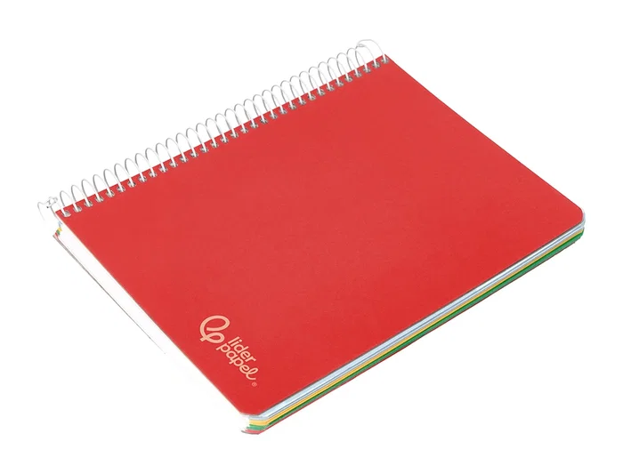 Liderpapel Cuaderno Espiral A5 Micro Witty Tapa Dura 120 Hojas 90gr Rayas Horizontales 8mm Colores Surtidos