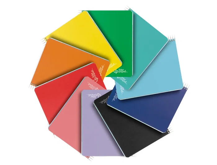 Liderpapel Cuaderno Espiral A5 Micro Witty Tapa Dura 120 Hojas 90gr Rayas Horizontales 8mm Colores Surtidos