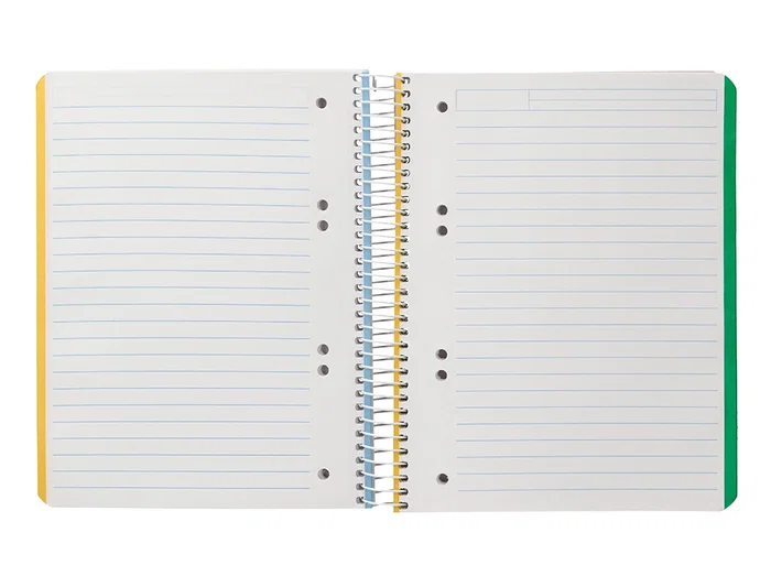 Liderpapel Cuaderno Espiral A5 Micro Witty Tapa Dura 120 Hojas 90gr Rayas Horizontales 8mm Colores Surtidos