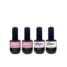 Thuya Soak-Off Gel Rose 14ml Base Gel para Uñas Naturales Resistentes y Flexibles