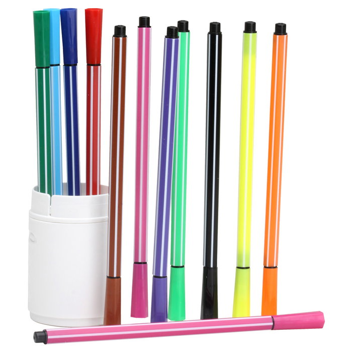 CMP General Juego de 12 Rotuladores Lavables con Estuche CMP General Juego de 12 Rotuladores Lavables con Estuche