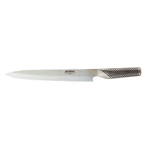 GLOBAL Cuchillo Yanagi Santoku Cocinero Chef Profesional - Acero Inoxidable, 30 cm