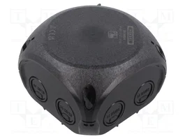 Gustav Hensel GmbH & Co. KG Caja de derivación de cables KF 0400 B 4q 4 mm² sin bornes negro