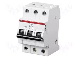 ABB S200 Interruptor magnetotérmico 3 polos 10A 6kA