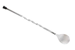 Neutro Cuchara Coctel Inoxidable 3.7 x 27.8 cm para Bar y Mezcla de Bebidas - Serie Top (24 Unidades)