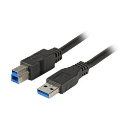 EFB Elektronik Cable USB 3.0 A-B Premium 5,0m Negro