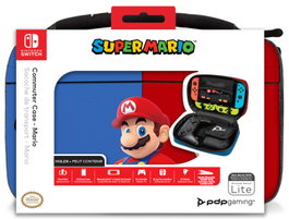 PDP Commuter Case Super Mario (Azul y Rojo) para Switch Lite