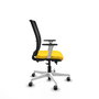 PIQUERAS Y CRESPO Silla de oficina Haches con mecanismo Sincro/Traslack Amarillo y Negro