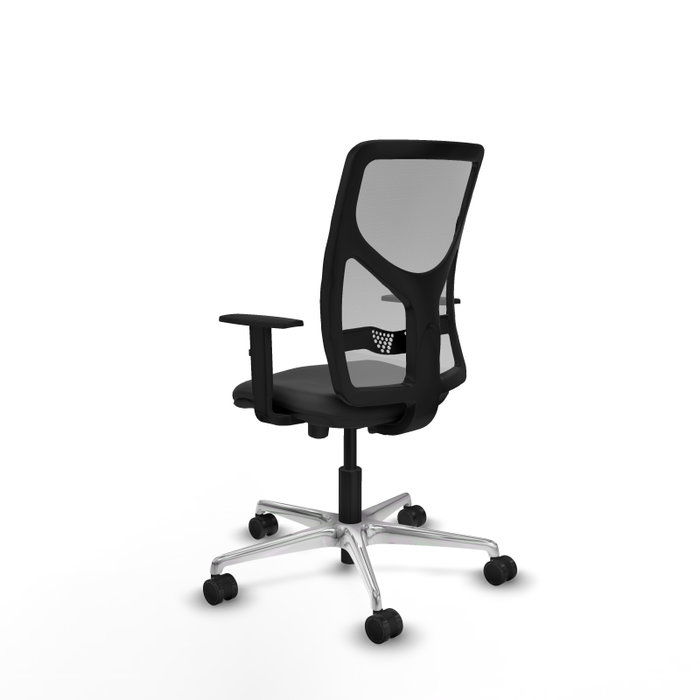 PIQUERAS Y CRESPO Silla de oficina Motilla Gris con mecanismo Sincro/Traslack