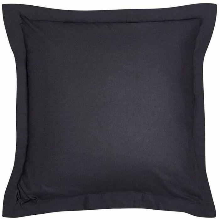 Today Funda de almohada de algodón orgánico con volante de 5 cm, 63 x 63 cm