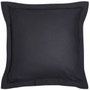 Today Funda de almohada de algodón orgánico con volante de 5 cm, 63 x 63 cm