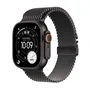 Apple Watch Ultra 3 GPS + Cellular 49mm Caja Titanio Negro con Correa Milanese Loop Negra M