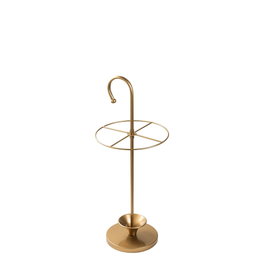Aberto Design Paragüero 002, Metal Dorado, 27 x 27 x 65 cm